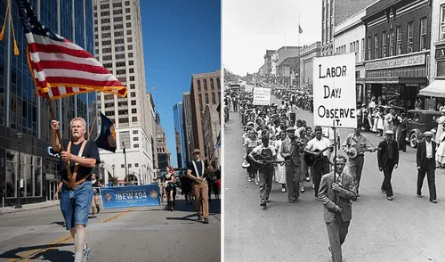 En 1894, el Congreso de Estados Unidos aprobó una ley en la que reconocía el primero de septiembre como Labor Day. En 1894, el Congreso de Estados Unidos aprobó una ley que estableció el primero de septiembre como Labor Day.