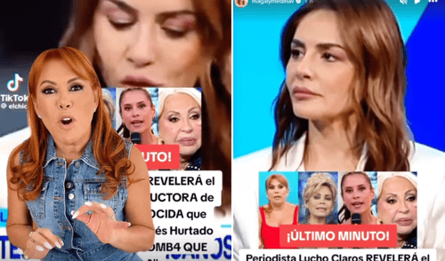 Magaly Medina negó ser la polémica conductora que habría recibido dinero de Andrés Hurtado. Foto: Composición LR/Instagram. Magaly Medina negó ser la polémica conductora que habría recibido dinero de Andrés Hurtado.