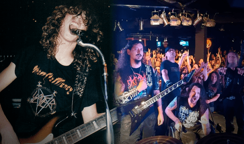 Brian Montana, exguitarrista de la banda POSSESSED, hicieron historia al ser los pioneros del death metal en Estados Unidos. Brian Montana, junto a POSSESSED, fueron los pioneros del death metal en Estados Unidos. Foto: Composición LR