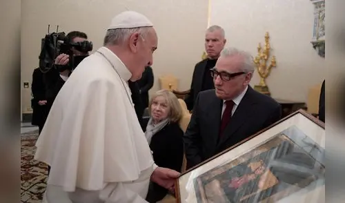 Scorsese entrevistó al papa Francisco.