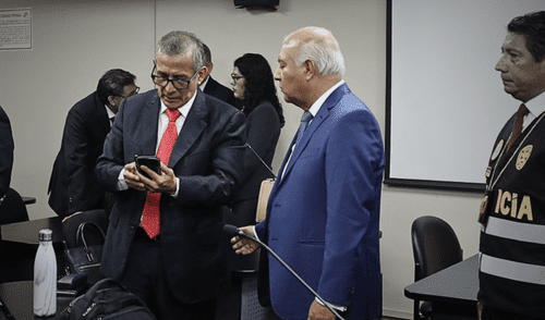 Wilfredo Pedraza, abogado de Ollanta Humala, denunció no contar aún con la sentencia escrita. | Composición LR / Foto: PJ. Wilfredo Pedraza durante la sentencia de la detención judicial de Ollanta Humala.
