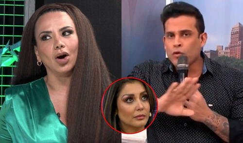 Christian Domínguez criticó las comparaciones que hizo Mónica Cabrejos sobre su relación con Karla Tarazona. Foto: Composición LR/difusión