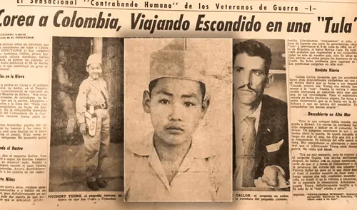 La historia de Carlos Arturo Gallón, el niño coreano llevado en una bolsa a Colombia durante la guerra de Corea
