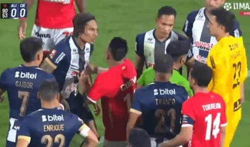 Paolo Guerrero se le fue encima al árbitro luego de ser expulsado en el Alianza Lima vs Cienciano