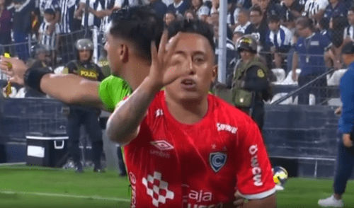 Christian Cueva anotó su tercer gol en los últimos dos partidos de Cienciano. Foto: captura de L1 Max