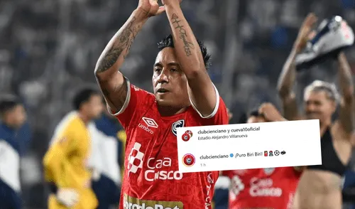 Cienciano dejó polémico mensaje en su cuenta oficial de Instagram.