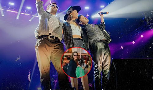 Camila Bordonaba, Felipe Coloma y Benjamín Rojas, de Erreway, llegaron a Lima.