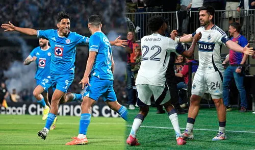 Cruz Azul busca su séptimo título de Concachampions, mientras que Vancouver ansía el primero para Canadá. Foto: composición LR / AFP Final Cruz Azul vs Vancouver por la Concachampions 2025