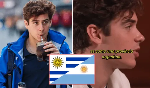 El piloto argentino generó mucha polémica sobre las comparaciones entre Argentina y Uruguay. Foto: composición LR/Wikipedia/Olé/TikTok