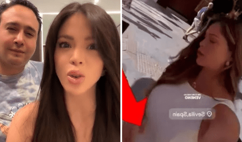 Sheyla Rojas tiene un hijo con Antonio Pavón. Foto: Composición LR/TikTok Sheyla Rojas tiene un hijo con Antonio Pavón.