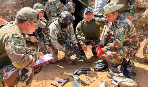 Policía intensifica la búsqueda de los mineros secuestrados en Pataz. Foto: Óscar Chumpitaz