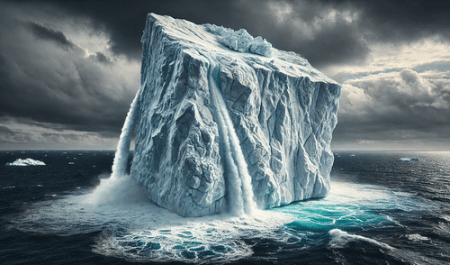 Un nuevo estudio revela que los deshielos liberan a microbios atrapados en los glaciares durante miles de años. Foto: IA ChatGPT Una nueva investigación revela que los deshielos liberan a microbios atrapados en los glaciares durante miles de años.