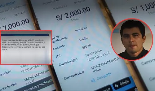 Así era el modus operandi de mozo que realizaba transferencias fraudulentas en Miraflores. Foto: Composición LR/Captura de pantalla de América
