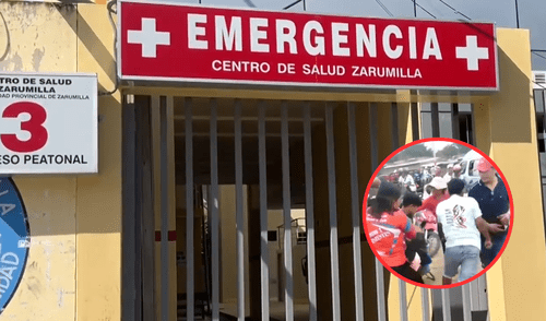 Delincuentes disparan a joven mientras trabajaba en el terminal terrestre en Tumbes. Foto: composición LR / captura América Noticias