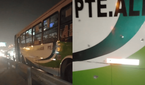 Atacan contra bus de Vipusa en San Martín de Porres.