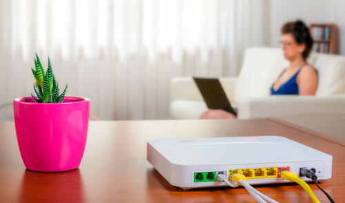 El router debe estar ubicado al centro de tu casa. Foto: Computer Hoy El router debe estar ubicado al centro de tu casa. Foto: Computer Hoy