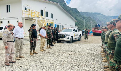 El titular de la cartera del Interior llego hasta Pataz, La Libertad tras muertes de mineros.