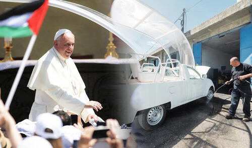 El último regalo del papa Francisco: papamóvil se convertirá en clínica de salud para niños de Gaza