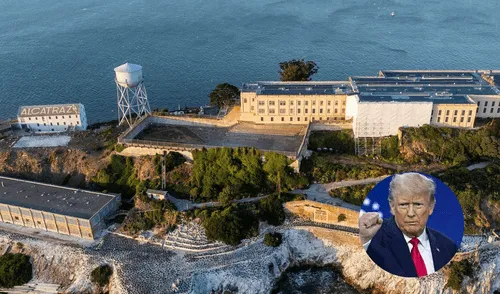 alrededor de 60 familias vivían en Alcatraz, ya que muchos empleados del servicio penitenciario residían allí Foto: El economista.es