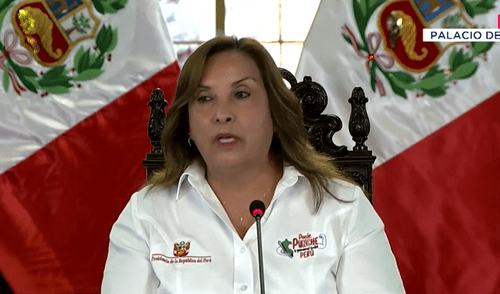Dina Boluarte se pronunció tras el asesinato de 13 mineros en Pataz. Foto: Difusión Dina Boluarte