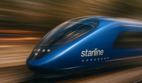 Starline se presenta como una solución a la conexión en Europa. Foto: dall-e Starline se presenta como una solución a la conexión en Europa