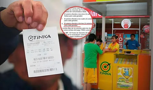 La Tinka | Premio de la tinka | pozo mayor de la tinka | 3 aciertos la tinka | perú | lotería | la tinka perú|