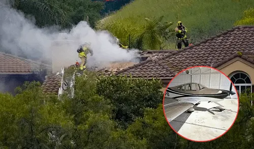 El 3 de mayo, una avioneta se desplomó en Simi Valley, cerca de Los Ángeles, dejando muertos al piloto, su acompañante y un perro.