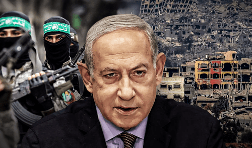 Netanyahu anunció las nuevas medidas de ofensiva contra Gaza mediante un video en X. Foto: composición LR / AFP / EFE