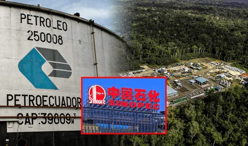 Ecuador busca incrementar 1200 barriles diarios de crudo con proyecto de Petroecuador y Sinopec. Foto: composición LR Ecuador busca incrementar 1200 barriles diarios de crudo con proyecto de Petroecuador y Sinopec.