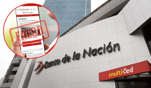 Ante cualquier intento de fraude, usuarios pueden contactar la línea gratuita 0800-10700 del Banco de la Nación. Foto: composición LR/Andina Ante cualquier intento de fraude, usuarios pueden contactar la línea gratuita 0800-10700 del Banco de la Nación.