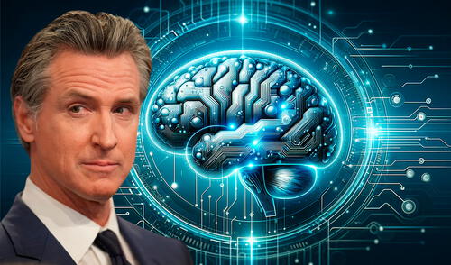 Gavin Newsom desea utilizar la IA para mejorar los problemas de tráfico en las calles de California.