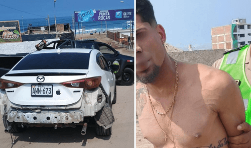 Detienen a sujeto implicado en persecución policial. Foto: composición LR/Difusión