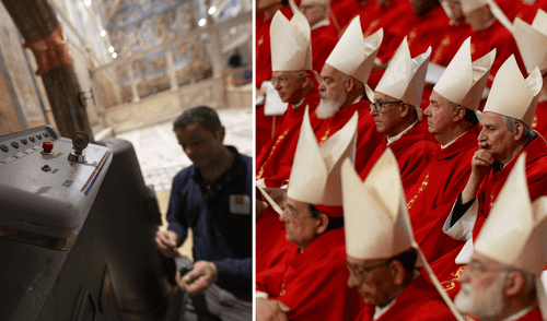 El Vaticano inhabilita señal móvil durante el cónclave. Foto: EFE