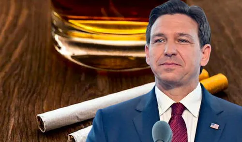 El gobernador de Florida, Ron DeSantis, advirtió recientemente que podría ser obligatorio demostrar estatus legal para comprar cerveza y cigarrillos en el estado. Foto: AFP/ La Ke Buena El gobernador de Florida, Ron DeSantis, advirtió recientemente que podría ser obligatorio demostrar estatus legal para comprar cerveza y cigarrillos en el estado. Foto: AFP/ La Ke Buena