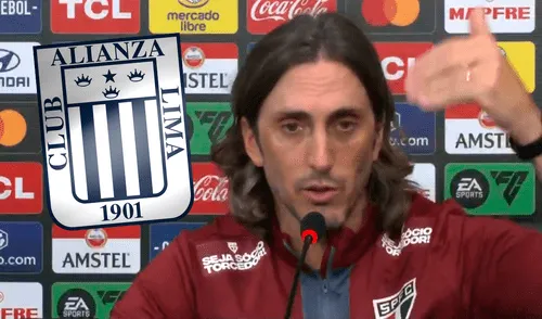 DT de Sao Paulo saca cara tras vencer a Alianza Lima en Matute por Copa Libertadores