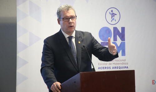 El titular de Educación llamó ratas a las víctimas de la represión. Foto: Minedu. El titular de Educación llamó ratas a las víctimas de la represión. Foto: Minedu.