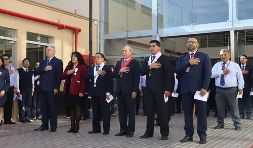 La ceremonia se llevó a cabo en la sede principal, con participaciones del sindicato y del Poder Judicial de Moquegua.