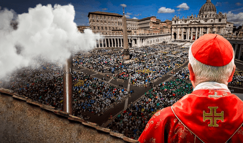 Tras dos votaciones fallidas y sin nuevo Papa, el Vaticano permanece en vilo, esperando la fumata blanca que anuncie al pontífice oficial. Composición: LR Humo blanco Vaticano Cónclave