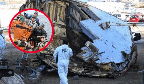 La Fiscalía de Coronel notificó sobre hallazgos de posibles restos humanos en el buque Cobra, lo que refuerza la hipótesis de una colisión con la lancha Bruma. Foto: composición LR/ATON La Fiscalía de Coronel notificó sobre hallazgos de posibles restos humanos en el buque Cobra, lo que refuerza la hipótesis de una colisión con la lancha Bruma.