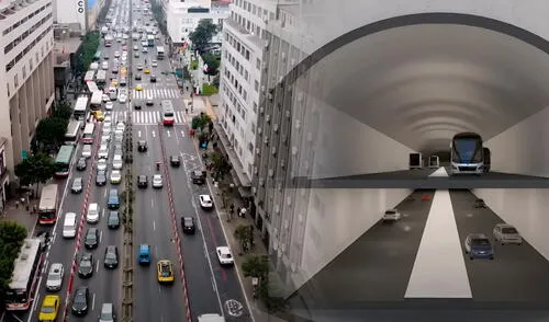 Así luciría el megaproyecto urbano en Lima que transformaría el centro histórico con túneles subterráneos. Foto: Composición LR/IA/ChatGTP