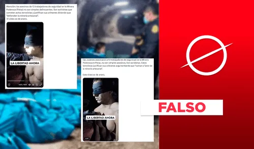 Mineros ilegales no secuestraron a policía antes de la masacre de Patáz.