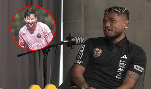 Josef Martínez se deshizo en elogios hacia Lionel Messi. Foto: composición de LR/captura de La Vinotinto