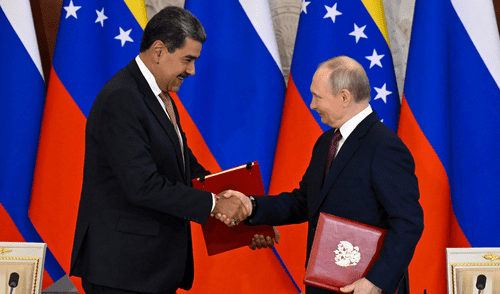 Vladímir Putin y Nicolás Maduro firmaron histórico tratado de asociación estratégica en Moscú.