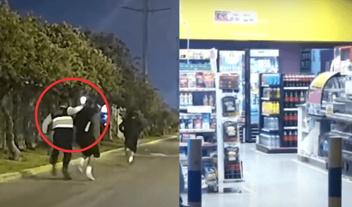 Sujetos fueron detenidos luego de intentar huir hacia otro distrito. Foto: Composición LR/24Horas Sujetos fueron detenidos luego de intentar huir hacia otro distrito.