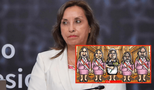 Carlincatura expone las alianzas de la presidenta. Foto: composición LR Carlincatura expone las alianzas de la presidenta.