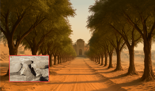 Un increíble hallazgo en Sinaí podría reescribir la historia de la antigua civilización egipcia. Foto: composición LR/chatgpt/Muy Interesante