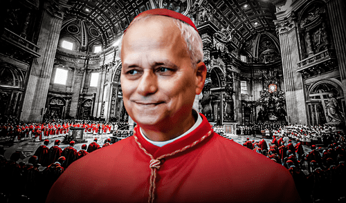 Robert Prevost inicia su papado bajo el nombre de León XIV. Foto: Composición LR. Robert Prevost inicia su papado bajo el nombre de León XIV. Foto: Composición LR.