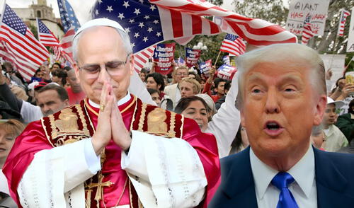 Robert Prevost, ahora Leon XIV, podría convertirse en el contrapeso de Donald Trump en Estados Unidos. El papa Leon XIV se ha mostrado a favor de los inmigrantes en Estados Unidos y el mundo, contrario a Donald Trump.