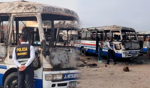 El propietario de los buses aseguró que no es la primera vez que son víctimas de ataques extorsivos. Foto: Kevinn García