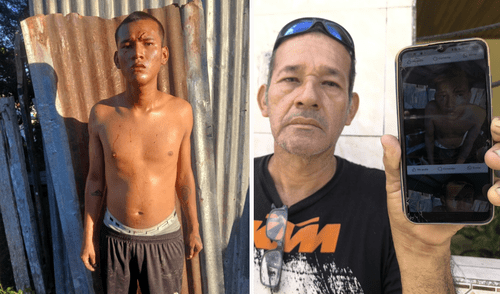 Fernando Torres Vilchez, padre de la víctima, denuncia agresión a su hijo. Foto: Yazmín Araujo